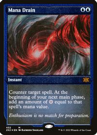 Mana Drain (Foil Etched) — Double Masters 2022