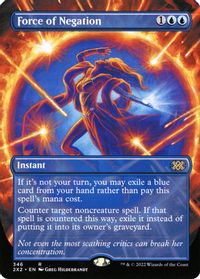 Force of Negation (Borderless) — Double Masters 2022