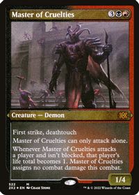 Master of Cruelties (Foil Etched) — Double Masters 2022