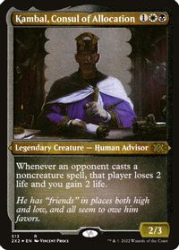 Kambal, Consul of Allocation (Foil Etched) — Double Masters 2022