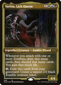 Varina, Lich Queen (Foil Etched) — Double Masters 2022