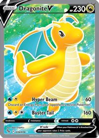 Dragonite V (Full Art) — Pokemon GO