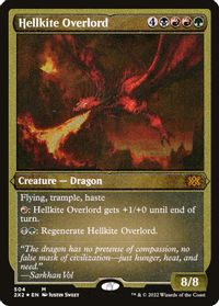Hellkite Overlord (Foil Etched) — Double Masters 2022