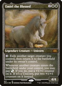 Emiel the Blessed (Foil Etched) — Double Masters 2022