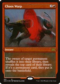 Chaos Warp (Foil Etched) — Double Masters 2022