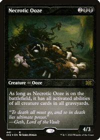 Necrotic Ooze (Foil Etched) — Double Masters 2022