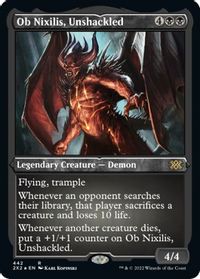 Ob Nixilis, Unshackled (Foil Etched) — Double Masters 2022