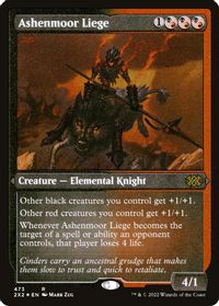 Ashenmoor Liege (Foil Etched) — Double Masters 2022