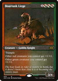 Boartusk Liege (Foil Etched) — Double Masters 2022