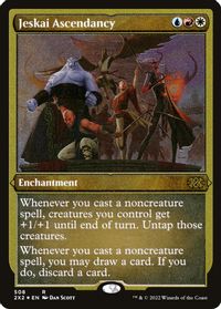 Jeskai Ascendancy (Foil Etched) — Double Masters 2022