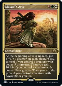 Mayael's Aria (Foil Etched) — Double Masters 2022