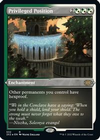 Privileged Position (Foil Etched) — Double Masters 2022