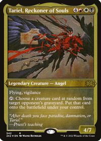 Tariel, Reckoner of Souls (Foil Etched) — Double Masters 2022