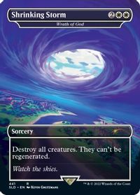 Shrinking Storm - Wrath of God — Secret Lair Drop Series