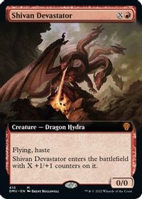 Shivan Devastator (Extended Art) — Dominaria United