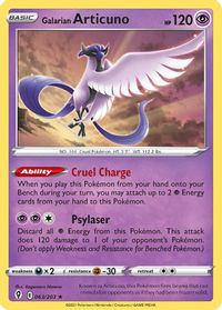 Galarian Articuno - 063/203 — Deck Exclusives