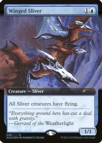 Winged Sliver (Extended Art) — Secret Lair Drop Series