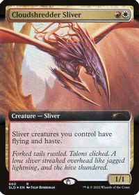 Cloudshredder Sliver (Extended Art) — Secret Lair Drop Series