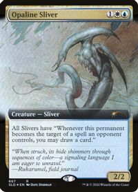 Opaline Sliver (Extended Art) — Secret Lair Drop Series