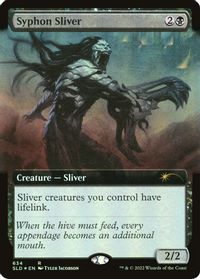 Syphon Sliver (Extended Art) — Secret Lair Drop Series
