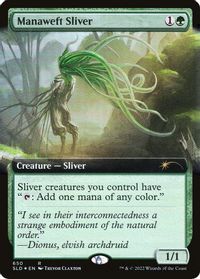 Manaweft Sliver (Extended Art) — Secret Lair Drop Series