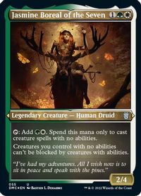 Jasmine Boreal of the Seven (Foil Etched) — Commander: Dominaria United