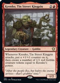Krenko, Tin Street Kingpin — Commander: Dominaria United