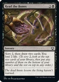 Read the Bones — Commander: Dominaria United