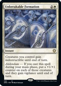 Unbreakable Formation — Commander: Dominaria United