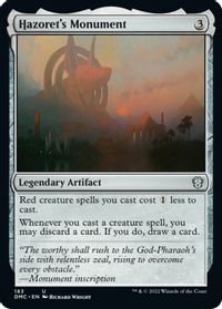 Hazoret's Monument — Commander: Dominaria United