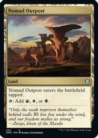 Nomad Outpost — Commander: Dominaria United