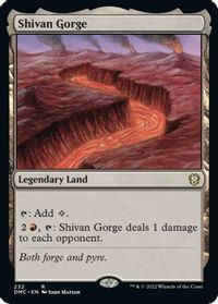 Shivan Gorge — Commander: Dominaria United