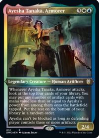 Ayesha Tanaka, Armorer (Foil Etched) — Commander: Dominaria United