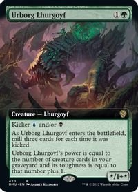 Urborg Lhurgoyf (Extended Art) — Dominaria United