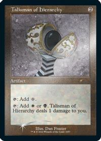 Talisman of Hierarchy (Retro Frame) (Foil Etched) — Secret Lair Drop Series