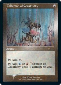 Talisman of Creativity (Retro Frame) (Foil Etched) — Secret Lair Drop Series