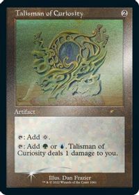 Talisman of Curiosity (Retro Frame) (Foil Etched) — Secret Lair Drop Series
