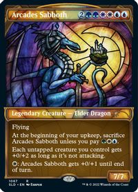 Arcades Sabboth (Stained Glass) (Textured Foil) — Secret Lair Drop Series