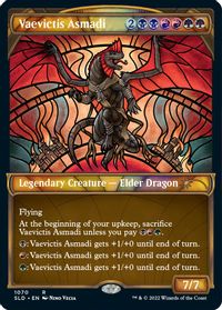 Vaevictis Asmadi (Stained Glass) (Textured Foil) — Secret Lair Drop Series