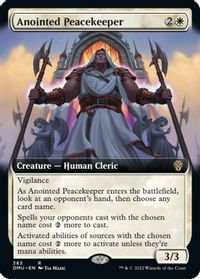 Anointed Peacekeeper (Extended Art) — Dominaria United
