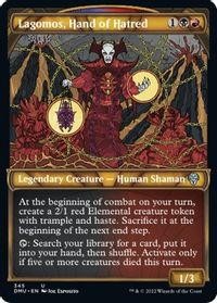 Lagomos, Hand of Hatred (Textured Foil) — Dominaria United