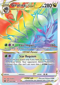 Giratina VSTAR (201) (Secret) — SWSH11: Lost Origin