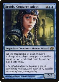 Braids, Conjurer Adept — The List Reprints