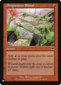 Brightstone Ritual — The List Reprints