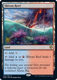 Shivan Reef — Prerelease Cards