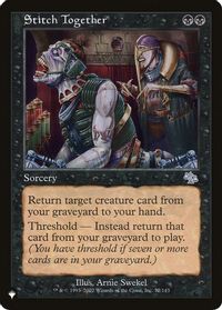 Stitch Together — The List Reprints