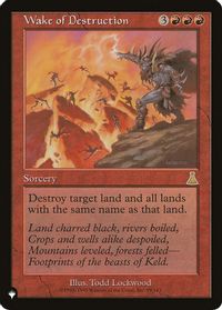 Wake of Destruction — The List Reprints