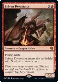 Shivan Devastator — Promo Pack: Dominaria United