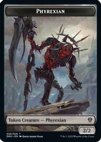 Phyrexian // Stangg Twin Double-Sided Token — Dominaria United