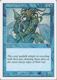 Coral Merfolk — 7th Edition